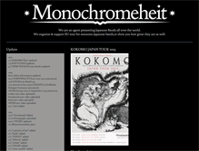 Tablet Screenshot of monochromeheit.com